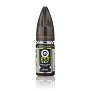 Bottle of Loaded Lemon Custard Riot Squad Punx Nic Salts featuring rich yellow and cream-toned packaging, displaying creamy custard visuals with zesty lemon slices and bold ‘Punx’ branding, designed for nicotine salt vape devices.